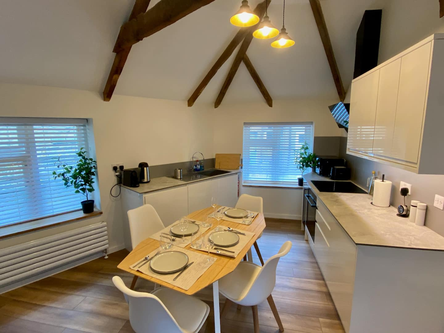 Fully fitted modern kitchen