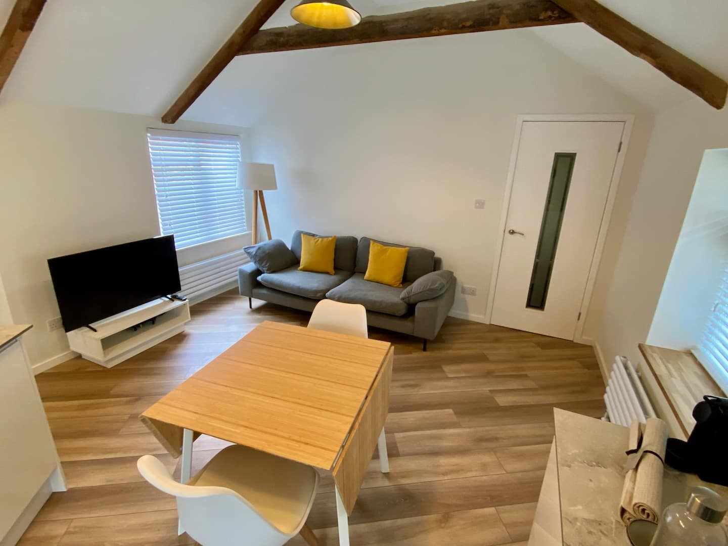 Spacious open plan living area